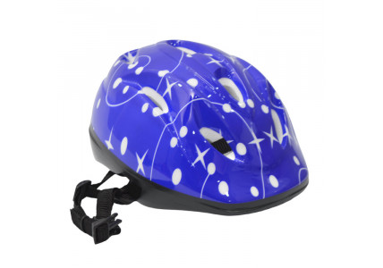 Шлем велосипедный синий детский